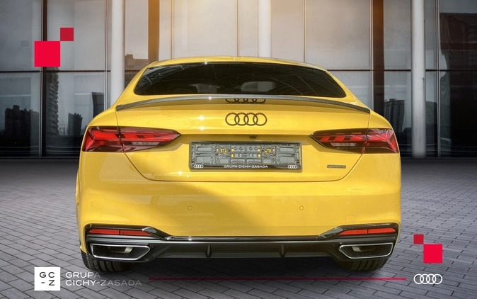 Audi A5 cena 275339 przebieg: 1, rok produkcji 2024 z Biała małe 781